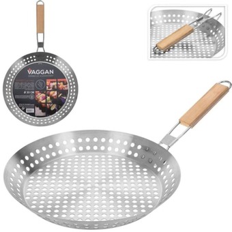 Brico Depôt Sarten barbacoa plegable agujeros 30cm oferta