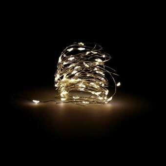 Brico Depôt Guirnalda luces navidad microled 60 leds color blanco calido.luz navidad interiores ip20 a oferta