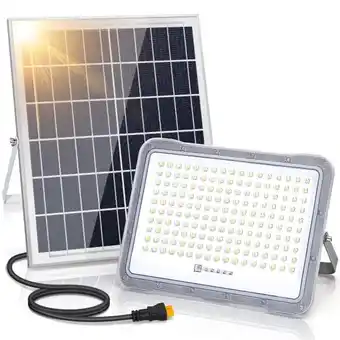 Brico Depôt Aigostar foco led solar con sensor movimiento 200w 6500k, mando a distancia oferta