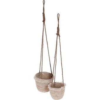 Brico Depôt Maceteros colgar cuerda 2 piezas set 2 oferta