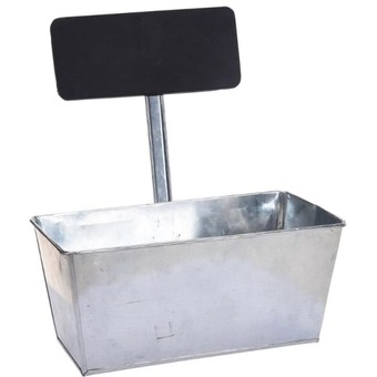 Brico Depôt Macetero zinc + pizarra 12x26 cm oferta
