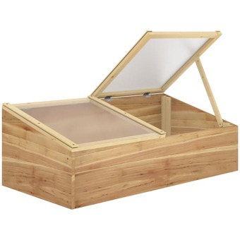 Brico Depôt Invernadero de madera madera de abeto, policarbonato madera natural oferta