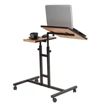 Brico Depôt Mesa p/portátil, 100% tablero de aglomerado rechapado en melamina, color pino negro oferta