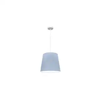 Brico Depôt Lampara colgante maldivas 1xe27 blanco/celeste reg.35d de fabrilamp oferta
