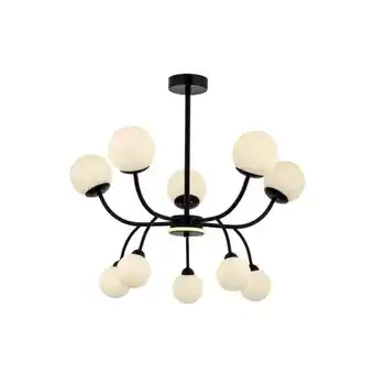 Brico Depôt Lámpara de techo, estructura de metal color negro crema oferta