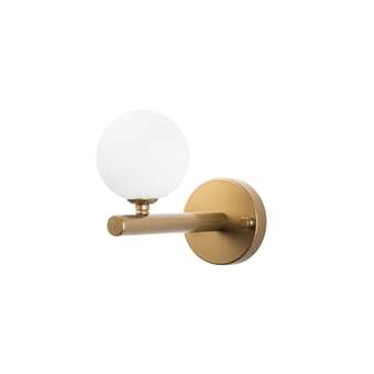 Brico Depôt Aplique de pared, estructura de metal color oro oferta