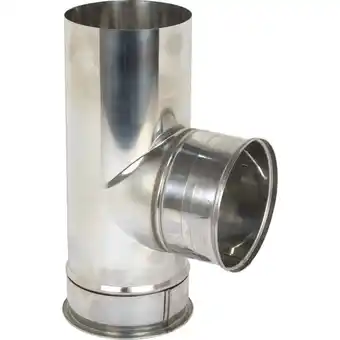 Brico Depôt T acero inoxidable con tapa para estufa - ø 120 mm oferta
