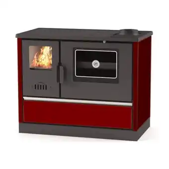 Brico Depôt Cocina de leña con horno versi sannover 7 kw burdeos oferta