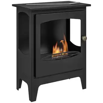 Brico Depôt Chimenea de etanol acero, acero inoximable negro 39x26x54 cm oferta
