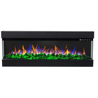 Brico Depôt Glow fire insert 36 chimenea eléctrica de pared 1600w mando distancia oferta