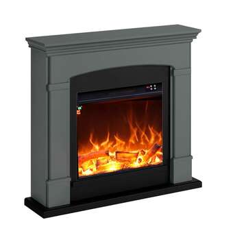 Brico Depôt Chimenea mural 1500w fuego monica antracita oferta