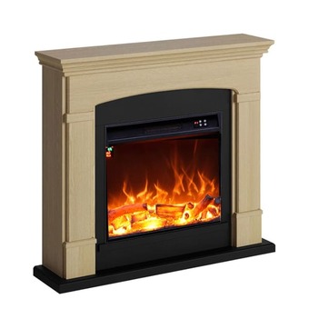 Brico Depôt Chimenea mural 1500w caminetto fuego monica roble oferta