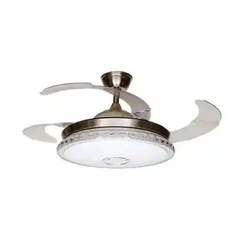 Brico Depôt Ventilador motor dc pavarotti niquel con altavoz tegaluxe oferta