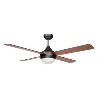 Brico Depôt Ventilador de techo motor dc 122cm 2xe27 palas reversibles madera clara/oscura oferta