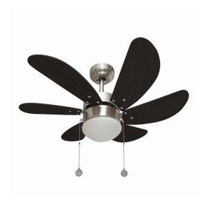 Brico Depôt Pack ventilador de led y mando a distancia color niquel oferta