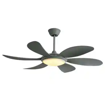 Brico Depôt Ventilador de techo led mary con motor dc silencioso plateado wonderlamp ø115 oferta