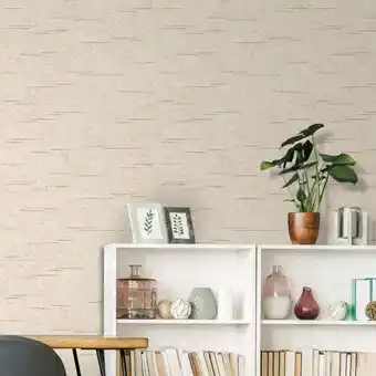 Brico Depôt Papel pintado texturizado tnt esterilla cosido etnico nilo beige oferta