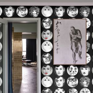 Brico Depôt Papel pintado platos decorativos en negro oferta