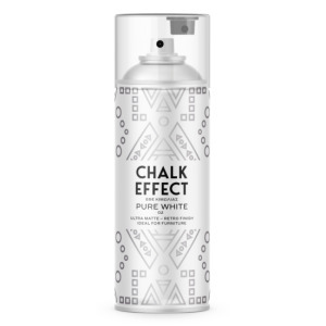 Brico Depôt Spray pintura tiza chalk effect ultra mate 400 ml (pure white 02) oferta