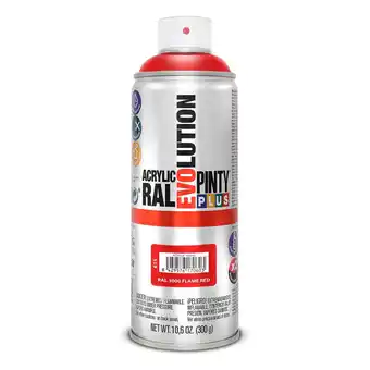 Brico Depôt Spray acrilico brillante pintyplus ral 400 ml (ral 3000 rojo vivo) oferta