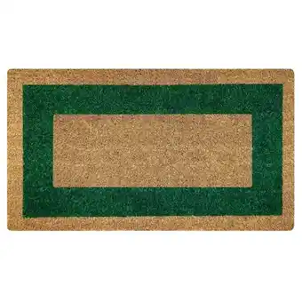Brico Depôt Acomoda textil - felpudo de coco natural ecológico. (40x70 cm, verde) oferta
