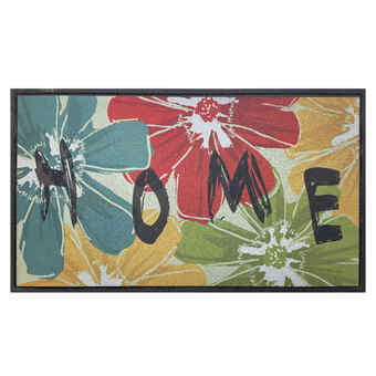Brico Depôt Acomoda textil – felpudo de entrada 45x75 cm. (flores) oferta