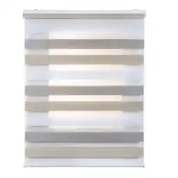Brico Depôt Estor noche y día, estor enrollable con doble tejido tricolor, 160 x 180cm oferta