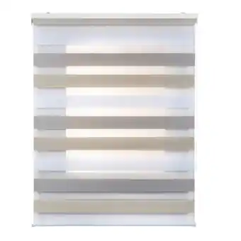 Brico Depôt Estor noche y día, estor enrollable con doble tejido tricolor, 80 x 180cm oferta