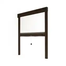 Brico Depôt Mosquitera estor recortable avosdim alu marrón 8014 - an 80 x a 100 cm oferta