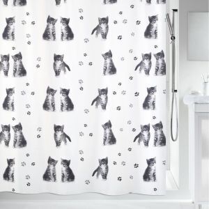 Brico Depôt Cortina de ducha kitty paw 180 x 200 cm oferta
