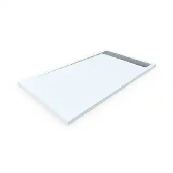 Brico Depôt Plato de ducha resina con marco. blanco ral: 9003 80x190cm oferta