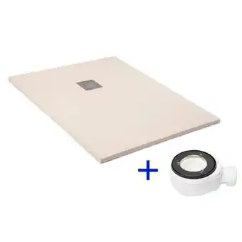 Brico Depôt Plato de ducha crema ral 1013 75x120 oferta