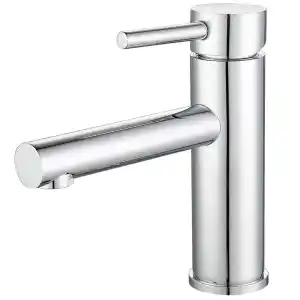 Brico Depôt Grifo de lavabo monomando redondo caño recto cromado serie palancia oferta