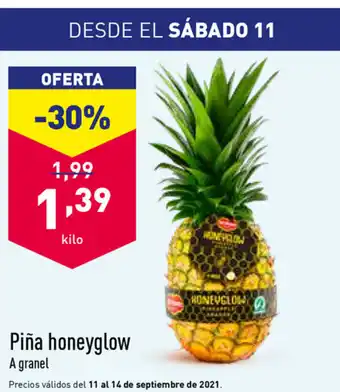 ALDI Piña honeyglow A granel oferta