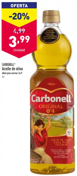 ALDI Carbonell Aceite de oliva 1L oferta
