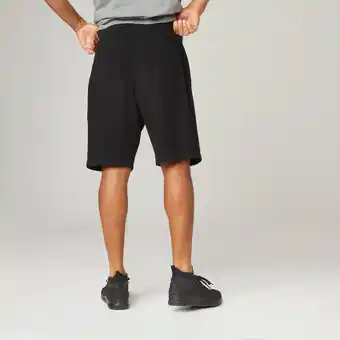 Decathlon Short fitness pantalón corto chándal regular hombre domyos 520 verde oferta