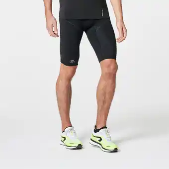 Decathlon Mallas running cortas sin costuras kalenji kiprun hombre negro oferta