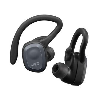 Decathlon Auriculares deportivos jvc ha-et45t bluetooth tws, micro y clip 14h bat negro oferta