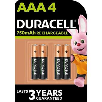 Decathlon Pilas recargables aaa 750 mah duracell - paquete de 4 oferta