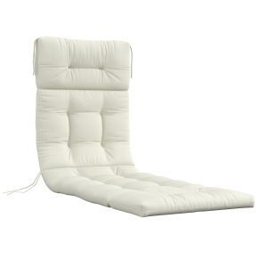 Brico Depôt Cojín para tumbona poliéster, algodón pp crema 200x60x13 cm oferta