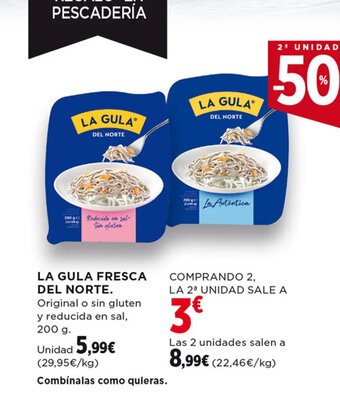 Hipercor LA GULA FRESCA DEL NORTE oferta