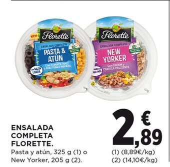 Hipercor ENSALADA COMPLETA FLORETTE oferta