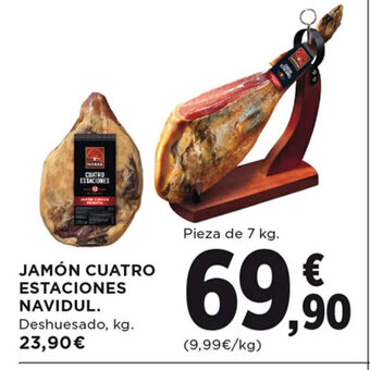 Hipercor JAMÓN CUATRO ESTACIONES NAVIDUL oferta