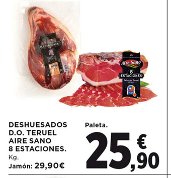 Hipercor DESHUESADOS D.O. TERUEL AIRE SANO 8 ESTACIONES. Kg. oferta