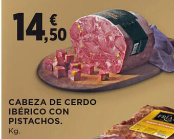 Hipercor CABEZA DE CERDO IBÉRICO CON PISTACHOS oferta