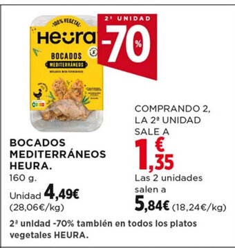 Hipercor BOCADOS MEDITERRÁNEOS HEURA 160 g oferta