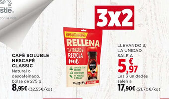 Hipercor CAFÉ SOLUBLE NESCAFÉ CLASSIC oferta