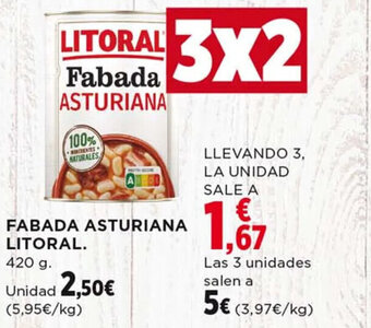 Hipercor FABADA ASTURIANA LITORAL. 420 g. oferta