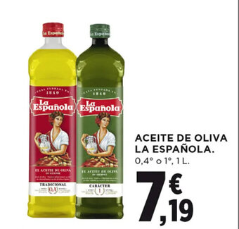 Hipercor ACEITE DE OLIVA LA ESPAÑOLA oferta