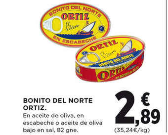Hipercor BONITO DEL NORTE ORTIZ oferta